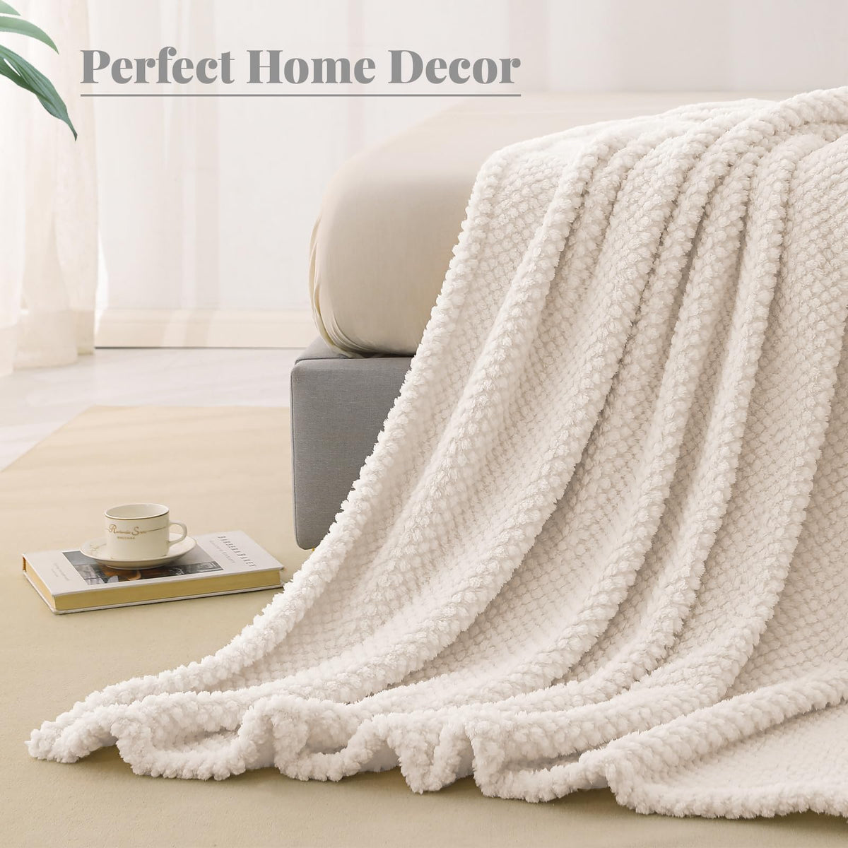 Whale Flotilla easy-care blanket is machine washable for busy households.