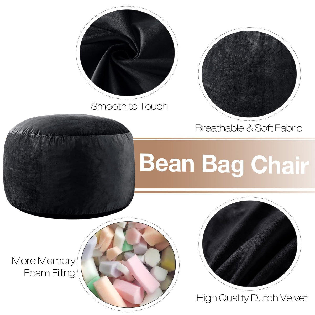 WhatsBedding ultra-soft velvet cover delivers a luxurious feel for relaxing evenings.