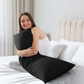 WhatsBedding shredded memory foam interior highlights adjustable loft and contouring