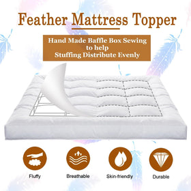 WhatsBedding anchor bands secure topper to mattress surface