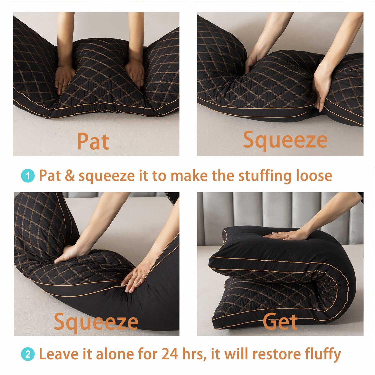 WhatsBedding breathable-cover reduces noise and maintains a soft, quiet sleeping environment.