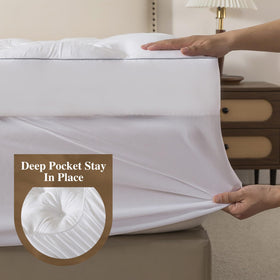 WhatsBedding breathable surface promotes airflow for cooler nights.