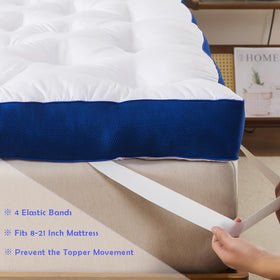 WhatsBedding dot-stitch design highlights even filling and long-lasting fluff.