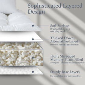 WhatsBedding ergonomic design supports body curves for improved comfort during sleep.