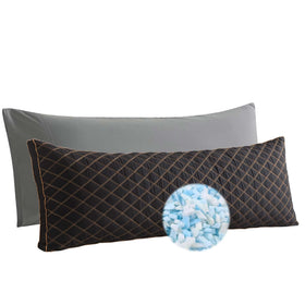 WhatsBedding memory foam body pillow extended offers customizable loft for all sleep positions.