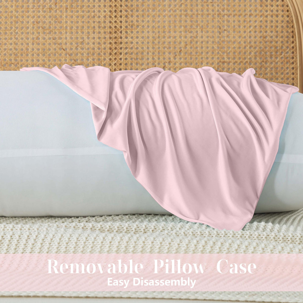 WhatsBedding shredded memory foam filling provides soft yet supportive contouring.