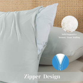 WhatsBedding shredded memory foam stuffing delivers soft, supportive full-body comfort.