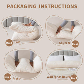 WhatsBedding side sleeper comfort with hip and leg support.
