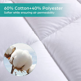 WhatsBedding sixteen-pocket deep-queen pad fits most mattresses securely