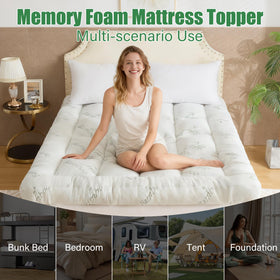 WhatsBedding soft pillow-top feel adds gentle cushioning and restful support.
