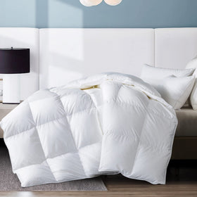 WhatsBedding Twin Comforter lightweight on bed for warm nights