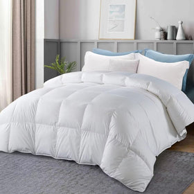 WhatsBedding comforter arrives vacuum-sealed and ready to fluff