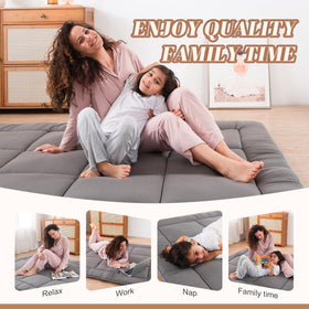 WhatsBedding twin-size 39x80 dimensions provide full-length comfort for guests.