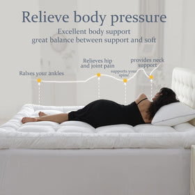 WhatsBedding vacuum packaging demonstrates initial compression and fluff recovery after opening.