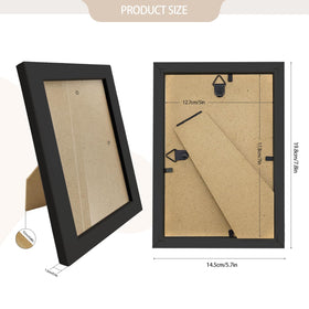 WHEATHUSK 5x7 frames suitable for tabletop display on desks and shelves.
