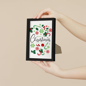 WHEATHUSK gift-ready black photo frame set for celebrations.