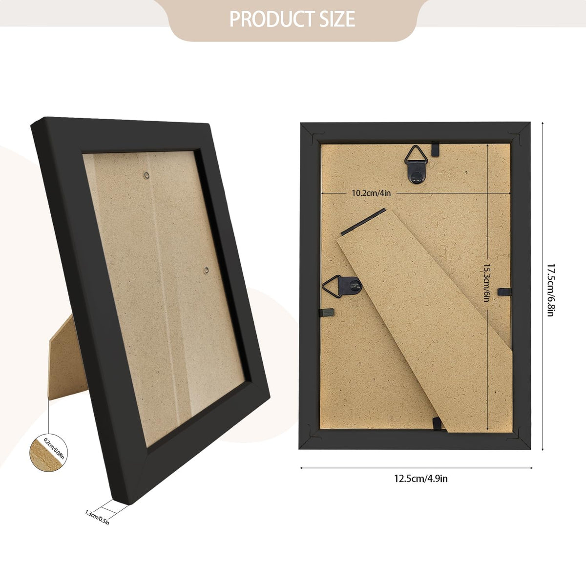 WHEATHUSK frames creating a wall collage layout for memories
