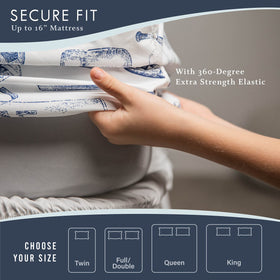 Where The Polka Dots Roam deep-pocket sheets fit thicker mattresses securely