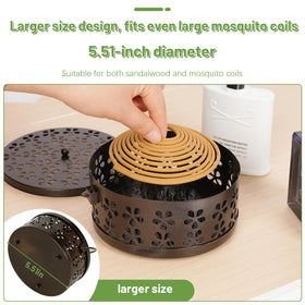 Whiidoom large 5.51-inch diameter coil holder fits full coils without bending.