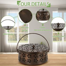 Whiidoom decorative hollow-out design adds ambience to any room.