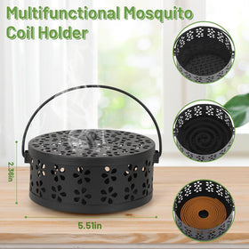 Whiidoom round heat-resistant incense holder ideal for steady burning.
