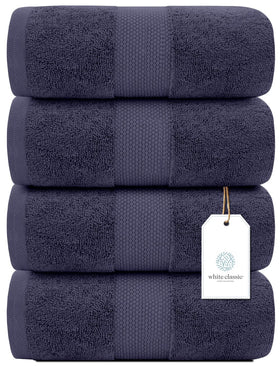 White Classic 700 GSM cotton close-up showing plush pile for ultra-soft feel