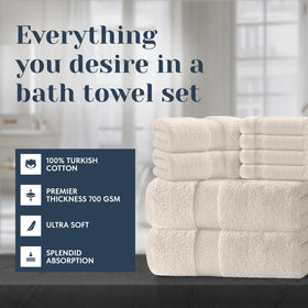 White Classic bath towel 27x54 Ivory for full-body comfort and superb absorbency