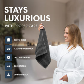 White Classic six-pack towels displayed in bright bathroom for versatile home use