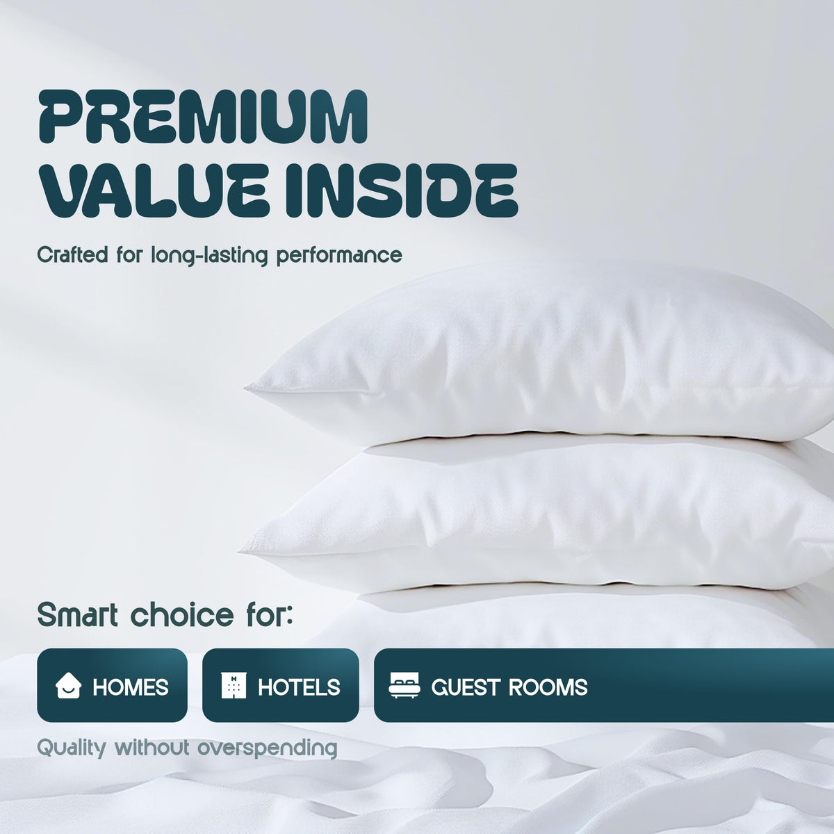 White Classic double-stitched zipper and seams for durable protection.