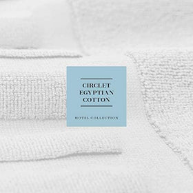 White Classic hotel spa bath mat rug for hotel-grade softness.