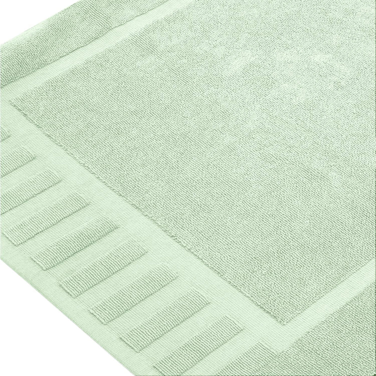 Close-up of White Classic 1000 GSM cotton weave showing plush texture
