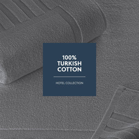 White Classic Luxury Bath Mat featuring quick-dry fabric for easy care.