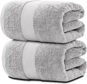 White Classic luxury bath sheet front view showing plush hotel grade softness