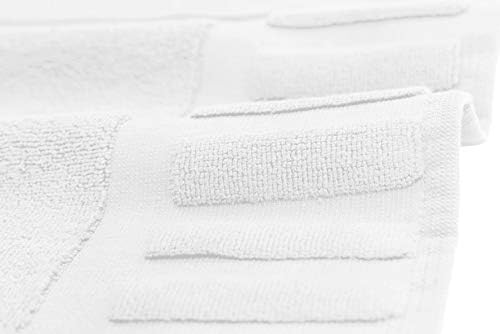 White Classic multipurpose bath mat for kitchen and bath use.