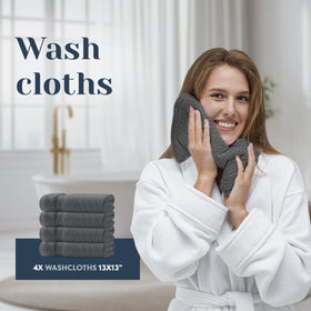 White Classic plush towel closeup, cloud-soft feel after wash.