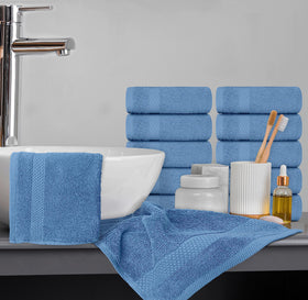 White Classic plush feel after first wash enhances luxury bathroom routine.