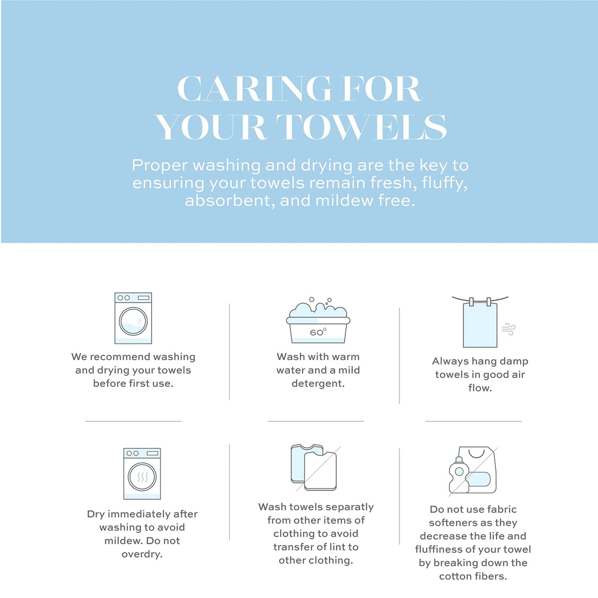 White Classic silver-packaged towels ready to elevate bathroom décor.