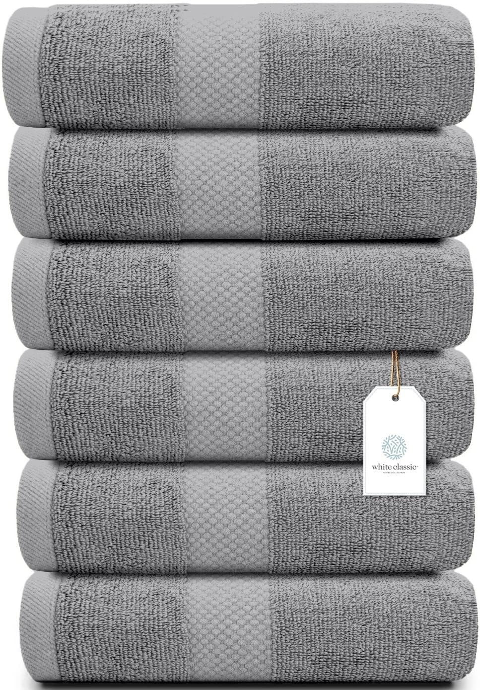 White Classic soft-turkish-cotton: plush comfort from premium Turkish fibers.
