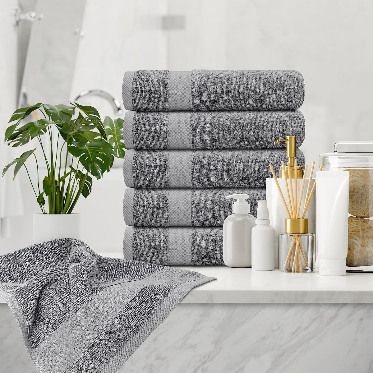White Classic spa-bathroom-use: perfect for home spa moments and daily routines.