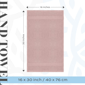 White Classic towel with double-stitched edges to prevent fraying