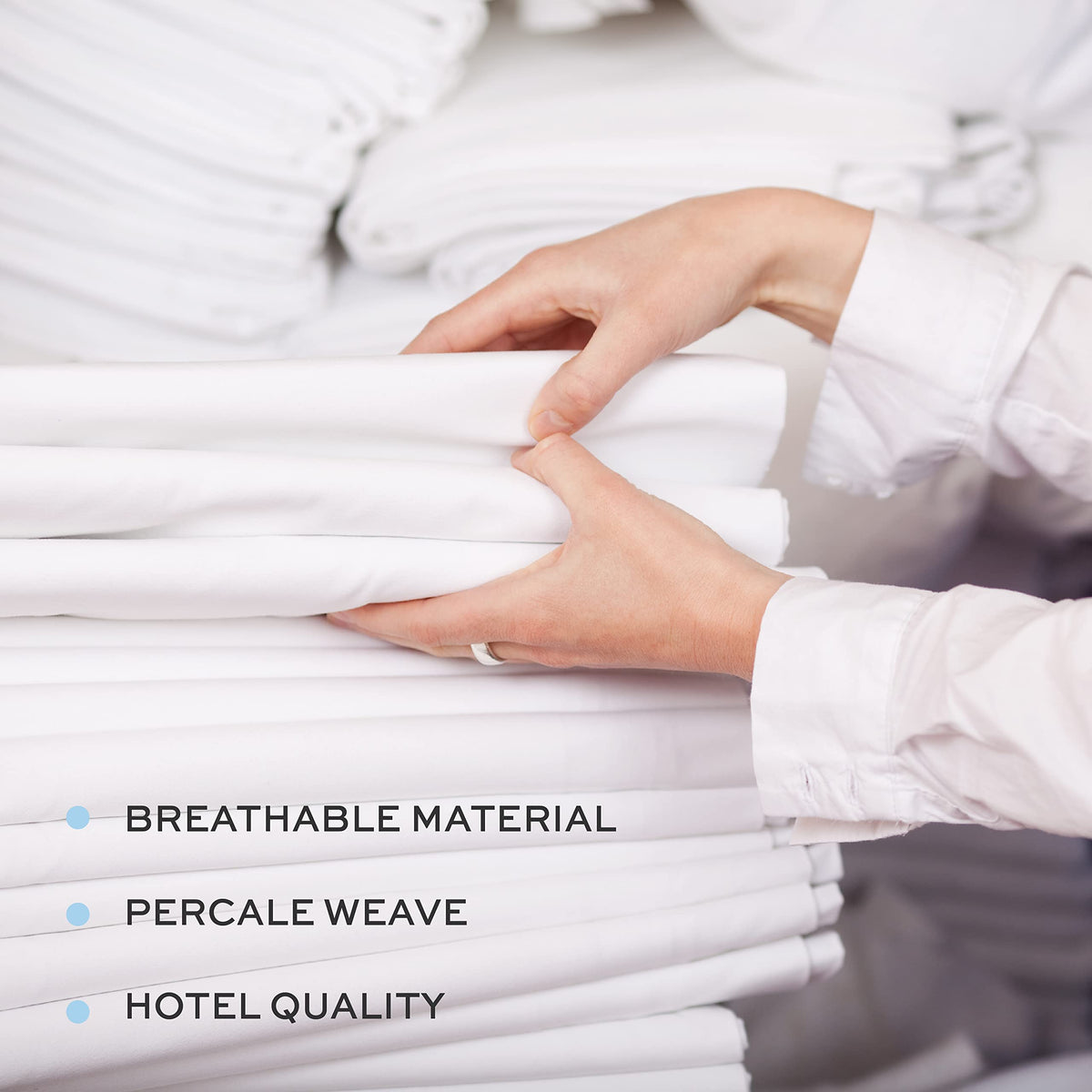 Machine-washable design supports effortless laundry and quick refresh cycles