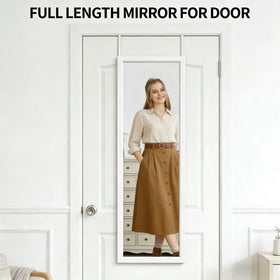 Whitebeach silver-backed glass mirror offers a clear image with durable safety features