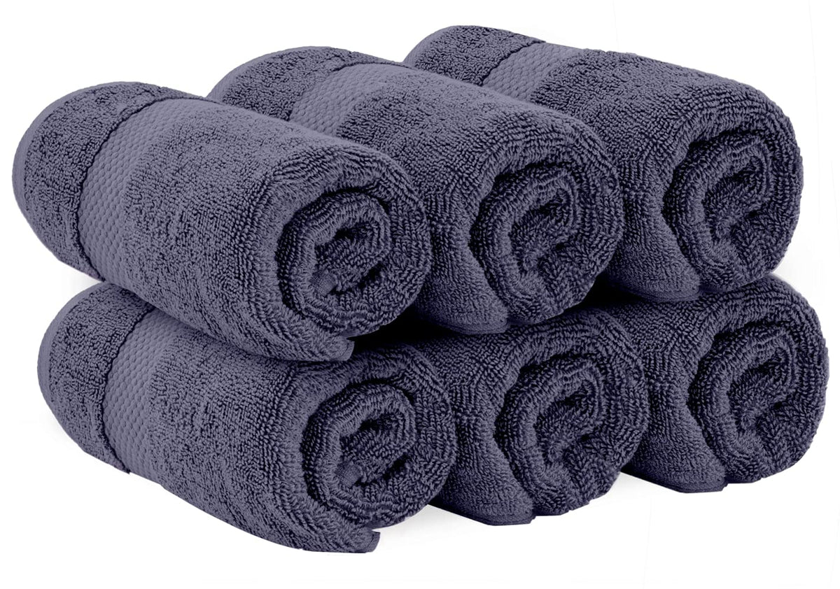 White Classic combed Turkish cotton close-up showing plush durable fibers