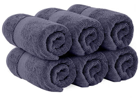 White Classic combed Turkish cotton close-up showing plush durable fibers