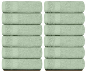 White Classic 650gsm Turkish cotton washcloth offers superior absorbency