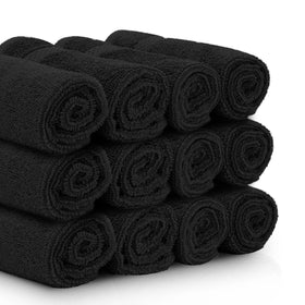 White Classic 16x30 inch towels ideal for bath, spa, or dorm rooms