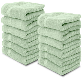 White Classic washcloth 13x13 inch, ultra-soft for daily cleansing