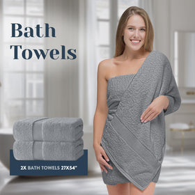 White Classic washcloths 13x13 gentle and effective for cleansing.