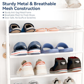 Whitmor dimensions 74L x 21.7W x 7.5H optimize closet space.