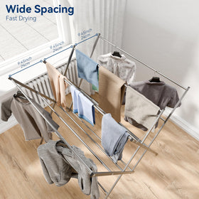 Whitmor rust-resistant steel tubes support up to 50 lbs.